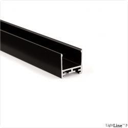 Light Line Profil LL 25 schwarz, 2m
